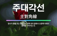 🌟주대각선: 정사각 행렬 또는 행렬식의 왼쪽 위의 끝에서 오른쪽 아래의 끝으로 이어지는 선. - 표준국어대사전