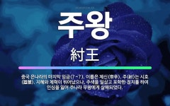 🌟주왕: 중국 은나라의 마지막 임금(?~?). 이름은 제신(帝辛). 주(紂)는 시호(諡號). 지혜와 체력이... - 표준국어대사전
