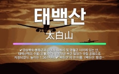 🌟태백산: 경상북도 봉화군과 강원도 태백시 및 영월군 사이에 있는 산. 태백산맥의 주봉(主峯)이다. 197... - 표준국어대사전