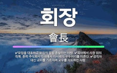 🌟회장: 모임을 대표하고 모임의 일을 총괄하는 사람., 성직자 대신 교리를 가르치며 교우를 지도하는 사람.... - 표준국어대사전