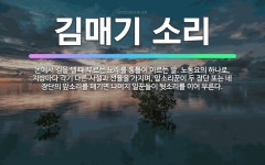 🌟김매기 소리: 논에서 김을 맬 때 부르는 노래를 통틀어 이르는 말. 노동요의 하나로, 지방마다 각기 다른... - 표준국어대사전