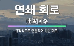 🌟연쇄 회로: 규칙적으로 연결되어 있는 회로. - 표준국어대사전