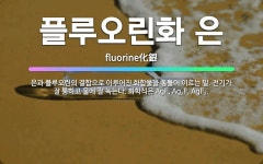 🌟플루오린화 은: 은과 플루오린의 결합으로 이루어진 화합물을 통틀어 이르는 말. 전기가 잘 통하고 물에 잘... - 표준국어대사전