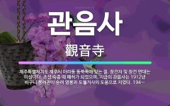 🌟관음사: 제주특별자치도 제주시 아라동 동북쪽에 있는 절. 창건자 및 창건 연대는 미상이다. 조선 숙종 때... - 표준국어대사전