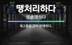 🌟땡처리하다: 재고품을 급히 판매하다. - 표준국어대사전