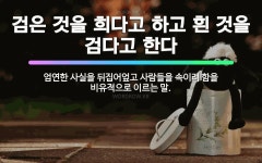 🌟검은 것을 희다고 하고 흰 것을 검다고 한다: 엄연한 사실을 뒤집어엎고 사람들을 속이려 함을 비유적으로 ... - 표준국어대사전