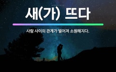 🌟새(가) 뜨다: 사람 사이의 관계가 벌어져 소원해지다. - 표준국어대사전