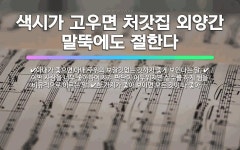 🌟색시가 고우면 처갓집 외양간 말뚝에도 절한다: 어떤 사람을 너무 좋아하여 사리 판단이 어두워지면 실수를 ... - 표준국어대사전