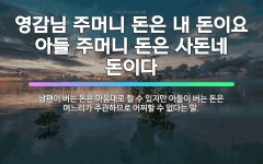🌟영감님 주머니 돈은 내 돈이요 아들 주머니 돈은 사돈네 돈이다: 남편이 버는 돈은 마음대로 할 수 있지만... - 표준국어대사전