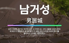 🌟남거성: 삼국 시대에, 경기도 여주에 있던 고구려의 성. 신라 내물왕 44년(399)에 왜구가 침입하자 ... - 표준국어대사전