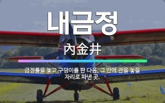 🌟내금정: 금정틀을 놓고 구덩이를 판 다음, 그 안에 관을 놓을 자리로 파낸 곳. - 표준국어대사전