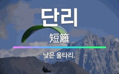 🌟단리: 낮은 울타리. - 표준국어대사전