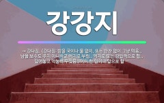 🌟강강지: → 강다짐. (강다짐: 밥을 국이나 물 없이, 또는 반찬 없이 그냥 먹음., 남을 보수도 주지 ... - 표준국어대사전