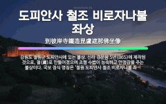 🌟도피안사 철조 비로자나불 좌상: 강원도 철원군 도피안사에 있는 불상. 신라 경문왕 5년(865)에 제작된... - 표준국어대사전