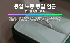 🌟동일 노동 동일 임금: 인종, 국적, 신앙, 성별, 연령의 차이를 불문하고 같은 질과 양의 노동에 대하여... - 표준국어대사전