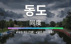 🌟동도: 같은 척도(尺度)., 같은 정도(程度). - 표준국어대사전