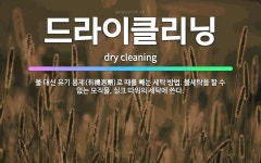 🌟드라이클리닝: 물 대신 유기 용제(有機溶劑)로 때를 빼는 세탁 방법. 물세탁을 할 수 없는 모직물, 실크... - 표준국어대사전