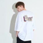THEBOUNCE 엑스톤즈XTT003 프로스 오버사이즈 티셔츠 (WHITE)