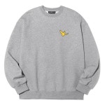 THEBOUNCE 마크곤잘레스스몰 엔젤 로고 크루넥GRAY