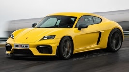 출시 계속 미뤄지는데... 포르쉐 718 카이맨 전기차 새로운 렌더링 등장