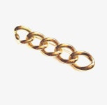 Chain Link Brooch, 1980s Gold Pin | Fancy.com Chain Link Brooch, 1980s Gold Pin