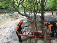 [세계로컬핫뉴스] 달성군시설관리공단 비슬산자연휴양림, 민·관 합동 소방 훈련 실시