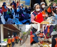사랑의 사다리 밴드, 중리동 한촌경로당 위문공연 및 삼계탕 봉사