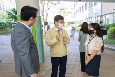 최교진 교육감, 연양초등학교, 연양유치원 찾아 등교수업 현장점검 및 교직원 격려