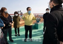 정헌율 익산시장, 송학동 영무예다음 아파트 공사 현장 점검
