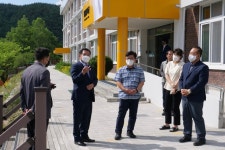 신경호 교육감 당선인, 태백라온학교, 철암중·고등학교 현장 방문
