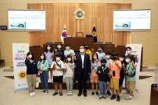 소정초등학교 학생들 세종시의회 본회의 방청