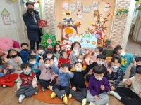 열린마음어린이집, 십정1동에 후원품 전달