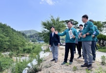 김학홍 행정부지사, 연이어 재해복구사업장 점검 나서