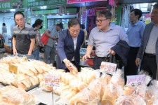 최민호 시장, 추석맞이 세종전통시장 상인과 소통