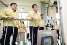 이재준 수원시장, 여름철 자연재난 대비해 평동 배수펌프장 점검