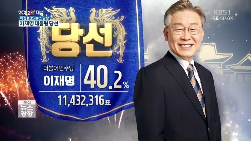 이재명 후보, 대통령 당선으로 확정…3년만에 정권 교체