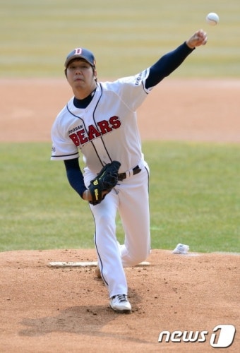 '7이닝 무실점' 두산 장원준 