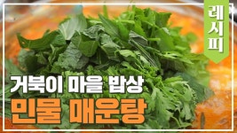 거북이 마을 밥상 쌍두마차 ＜민물 매운탕＞ 🐟 레시피 대공개! | ZUM TV