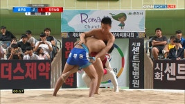 [춘천소양강배전국장사씨름대회] 신승원(충무중) VS 황성무(진주남중학교) | ZUM TV