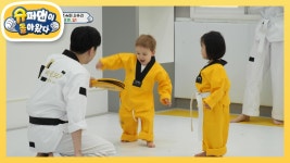 [사유리네] “앗!” 기합 소리 내며 태권도 첫 수업받는 젠! 너무 즐거워~♥ | KBS 230331 방송 | ZUM TV