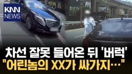 차선 헷갈려 잘못 들어온 후 차량에서 내리더니.../ KNN | ZUM TV