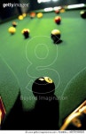 a0078-000023 | 게티이미지코리아 | Black Pool Ball Near Pocket Royalty-Free 이미지