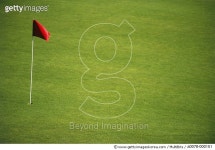 a0078-000151 | 게티이미지코리아 | Golfing Flag on Green Royalty-Free 이미지