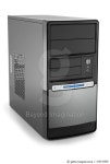 155154505 | 게티이미지코리아 | New modern black pc tower with copyspace isolated on white Royalty-Free 이미지
