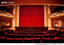 157525855 | 게티이미지코리아 | Red theater performance stage Royalty-Free 이미지
