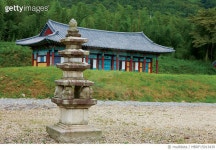 MBRF15013439 | 게티이미지코리아 | 죽림정사 석등, 전남 담양 Royalty-Free 이미지