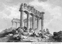 GRANC0016107_H | 게티이미지코리아 | GREECE: THE PARTHENON 1833. /nSteel engraving, English, 1833. Rights-Managed 이미지