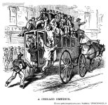 GRANC0046626_H | 게티이미지코리아 | CHICAGO OMNIBUS, 1882. /nWood engraving, American, 1882. Rights-Managed 이미지