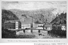 GRANC0071894_H | 게티이미지코리아 | WHITNEY ARMS COMPANY. /nWhitneyville, Connecticut. Wood engraving, 1878. Rights-Managed... 