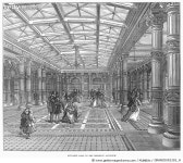 GRANC0092392_H | 게티이미지코리아 | BRIGHTON AQUARIUM, 1872. /nEntrance hall to the Brighton Aquarium. English engraving, 1872.... 